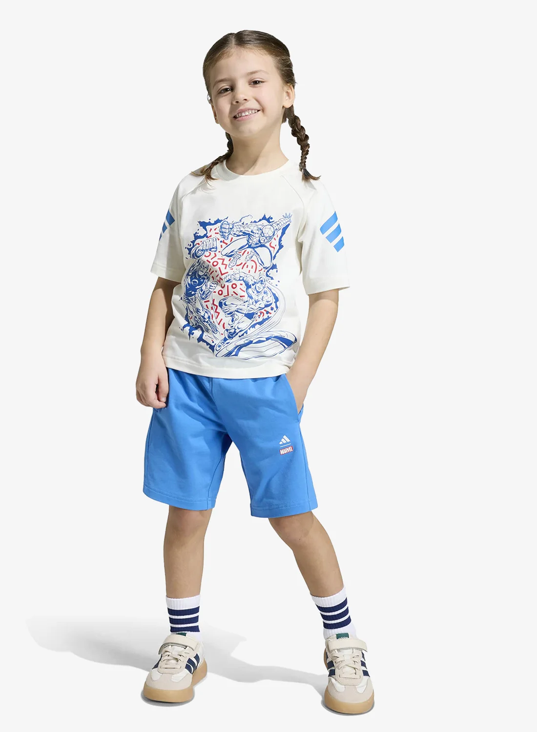 Sport Superhero Graphic T-Shirt Set for Kids (Cotton, Breathable Fabric, Pack of 2) ttl34