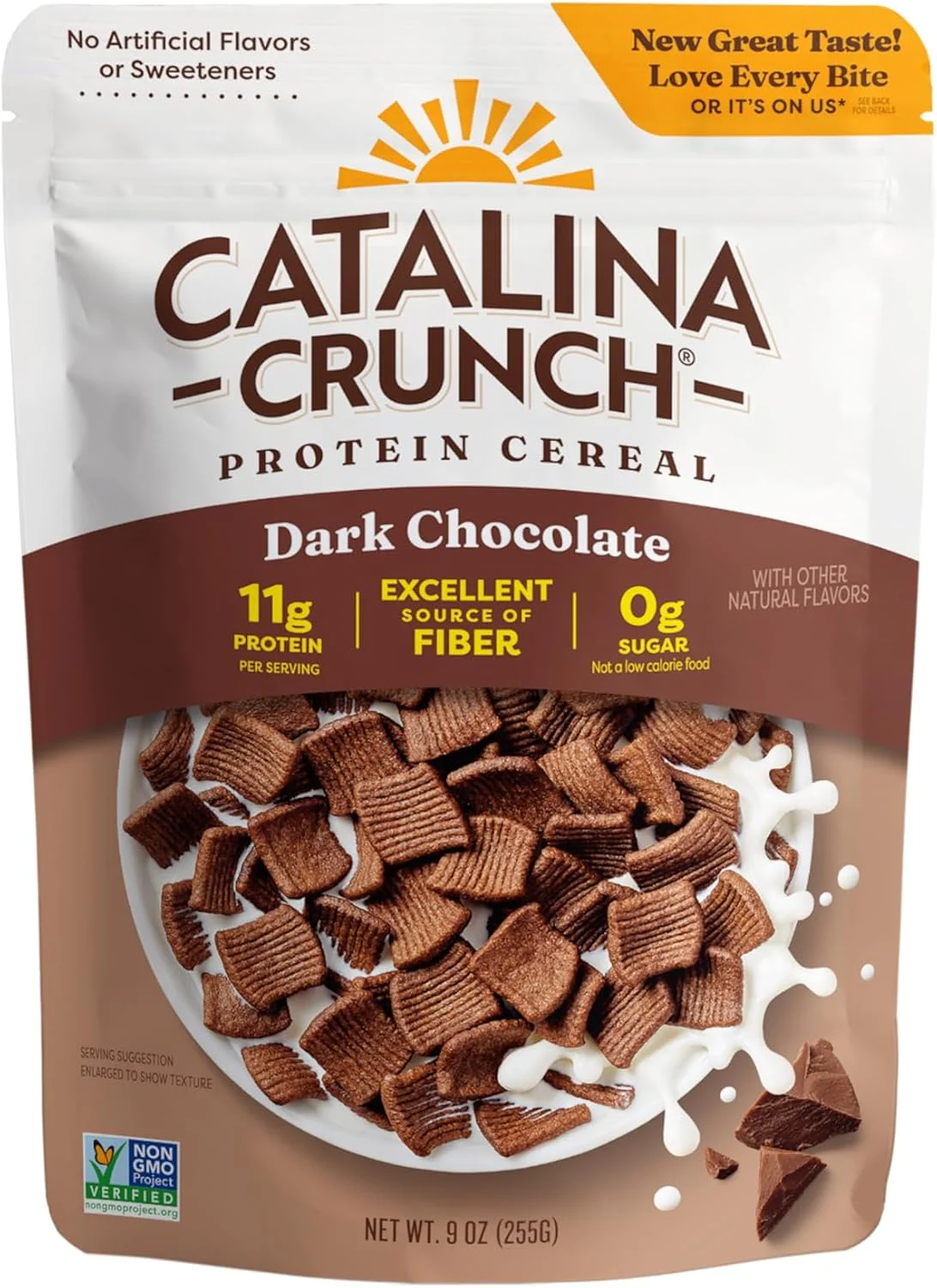 Catalina Crunch Dark Chocolate Protein Cereal (Low Carb, Keto Friendly, Gluten Free, 255g) hvyq0