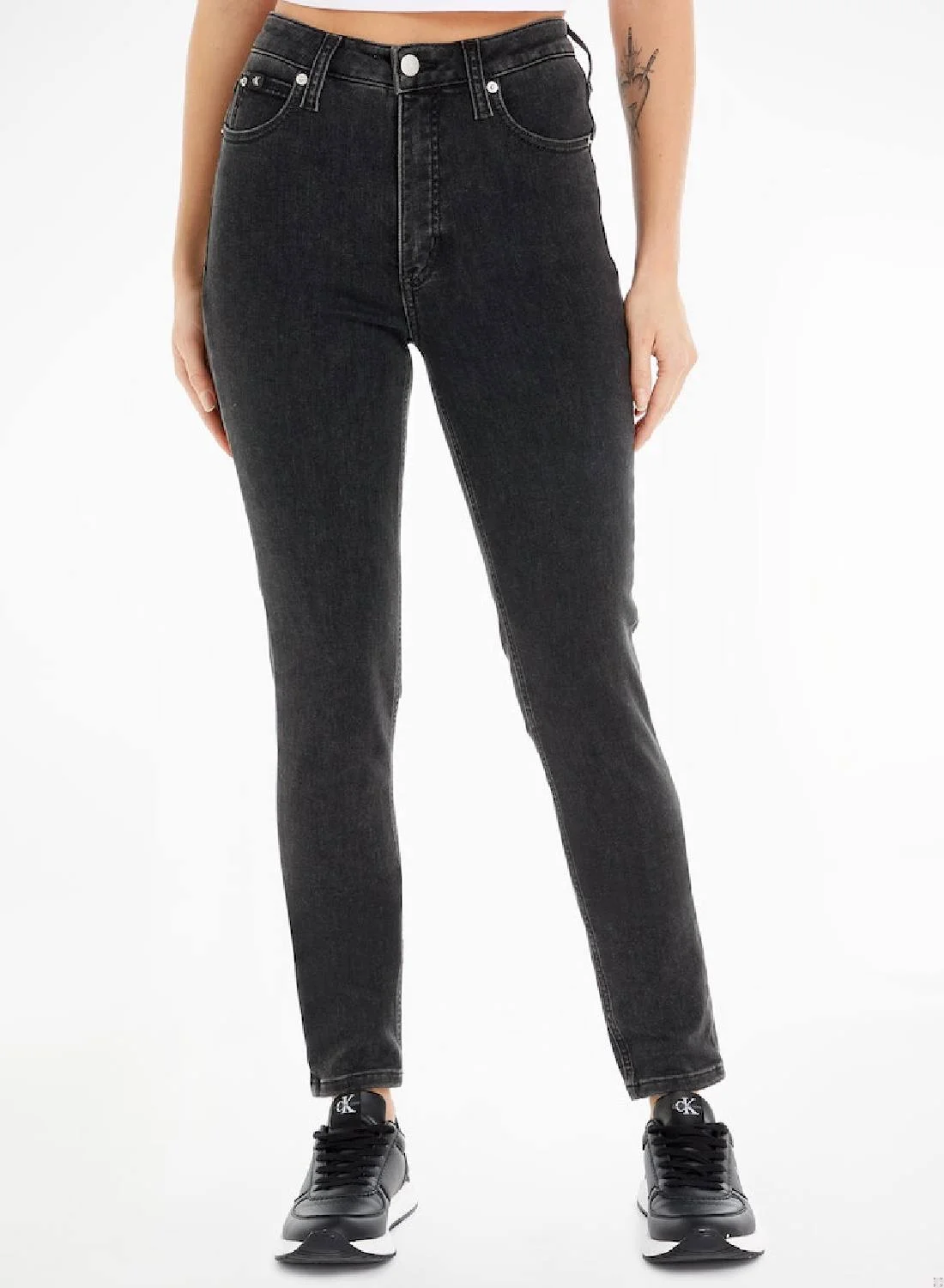Premium Skinny Fit Denim Jeans for Women (Blue, 30 inch) cd30j