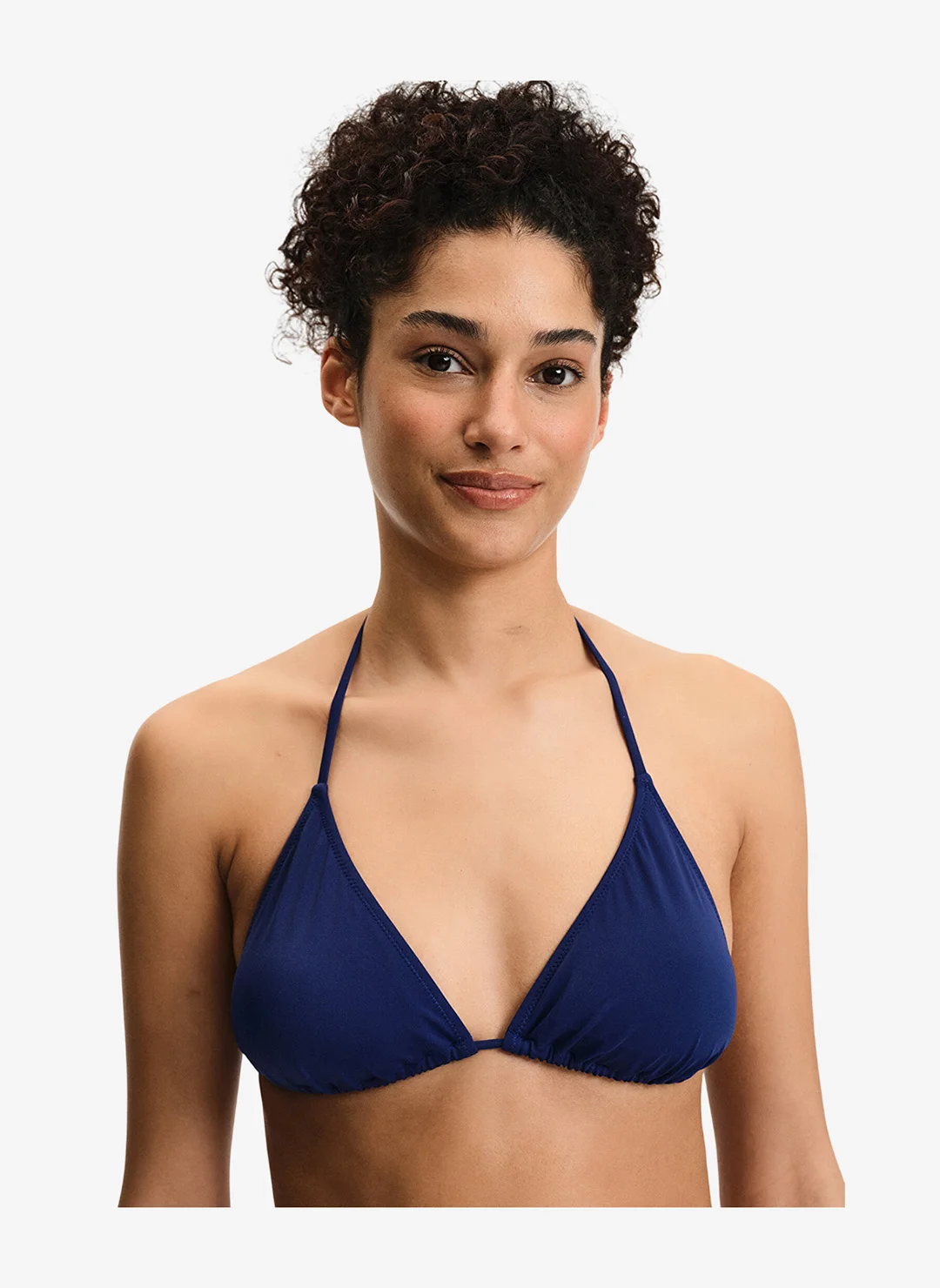 Penti Women Triangle Bikini Top Premium Polyamide Swimwear Navy (Small) aoegw
