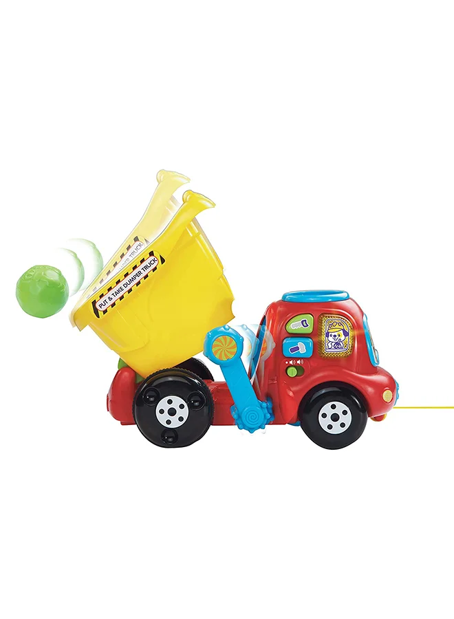 Premium Interactive Dumper Truck Toy for Kids Sensory Development (Multicolor, 25 cm) 49vzj