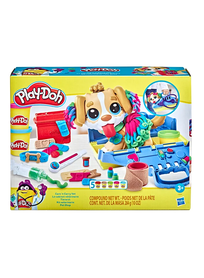 Premium Vet Care Activity Set with Toy Dog and Modeling Compound Tools (10 Piece Set) 8isvl