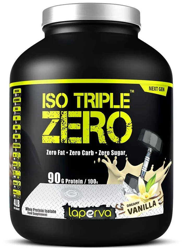 Laperva Iso Triple Zero Whey Protein Powder (Dreamy Vanilla, 1.81 kg) ey7tw