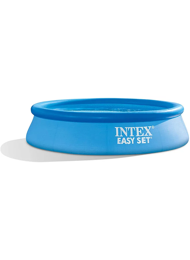Premium Inflatable Easy Set Swimming Pool Durable PVC Construction (Multicolour, 244x61cm) 4afgx