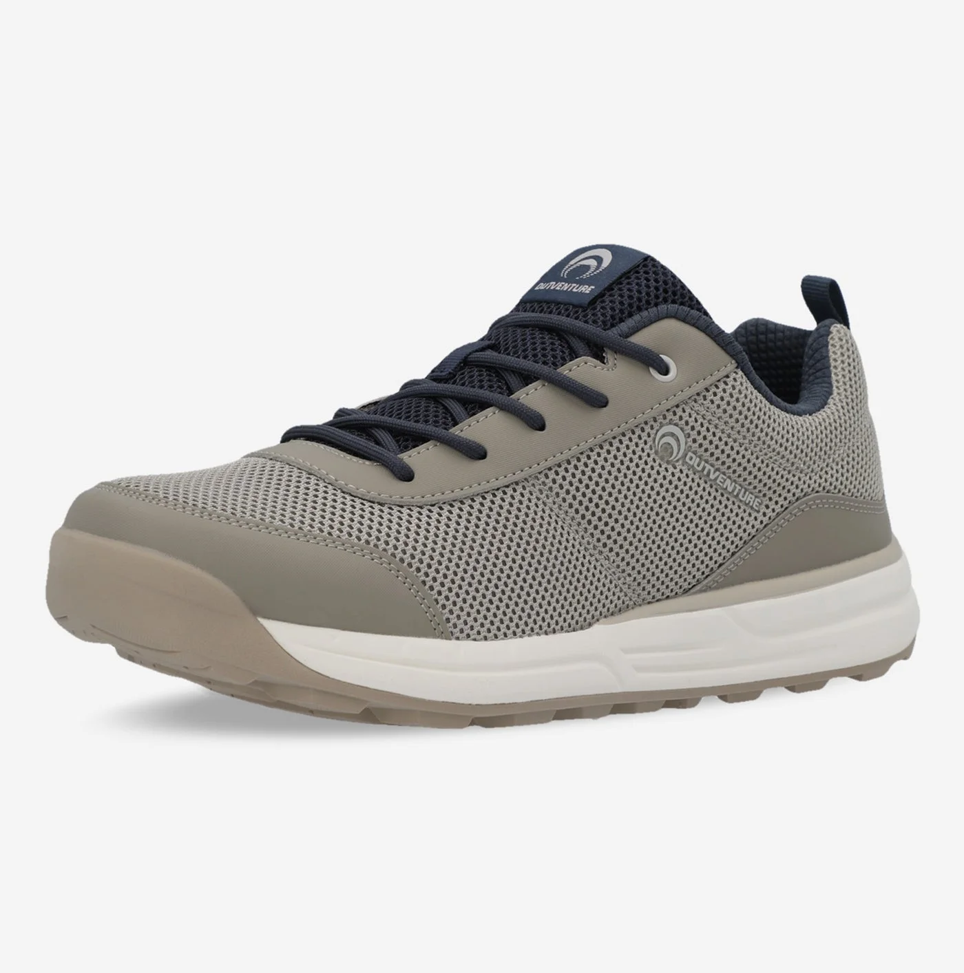 Outventure Men's Lightweight Outdoor Sneakers Breathable Athletic Shoes for Men (Beige, 42) z75z1
