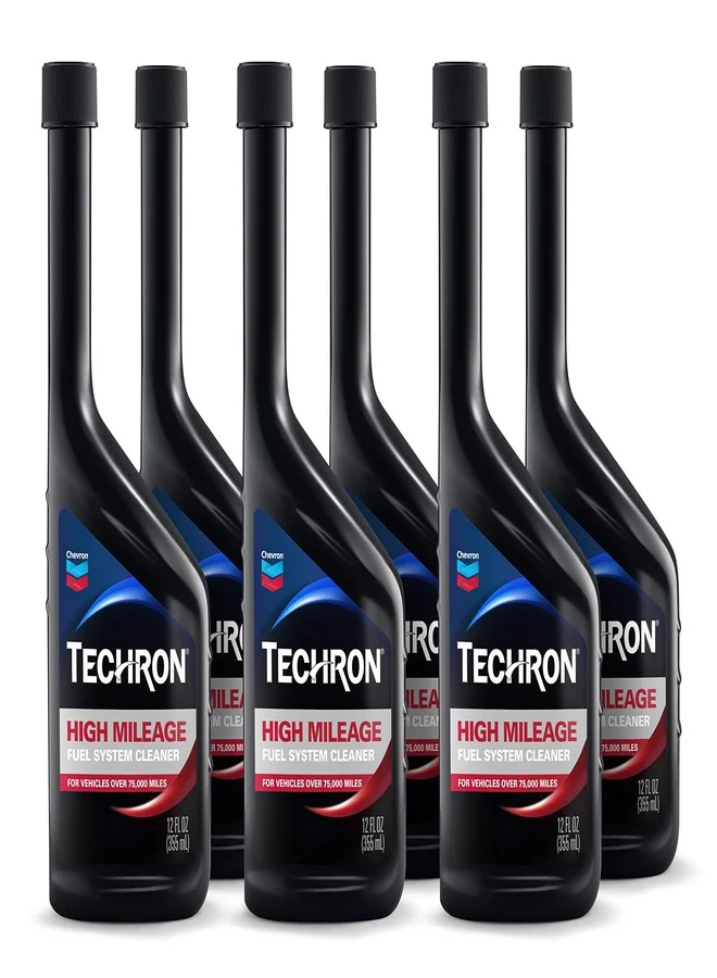 Premium Fuel System Cleaner for High Mileage Engines (355 mL, Pack of 6) oxnuz
