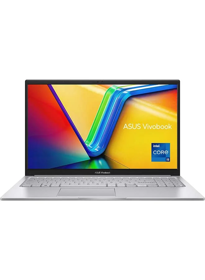 Premium 15.6-Inch Laptop, Intel Core i5 Processor, 8GB RAM, 512GB SSD, Windows 11 Home, English/Arabic Keyboard (Cool Silver) u2rr7