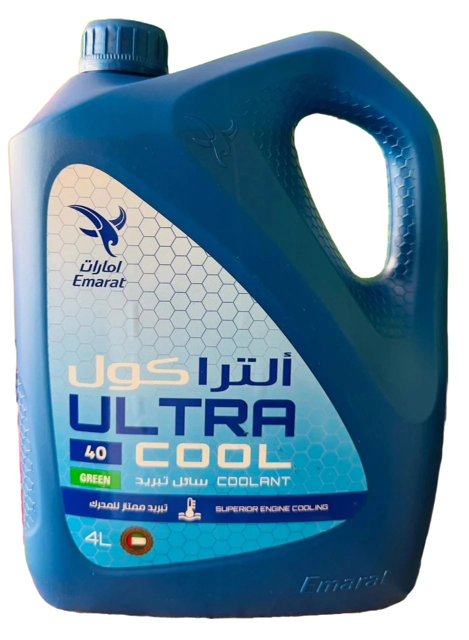 Emarat Ultra Cool Antifreeze and Coolant (Green, 4L) Premium Engine Protection for All Vehicles 85hye