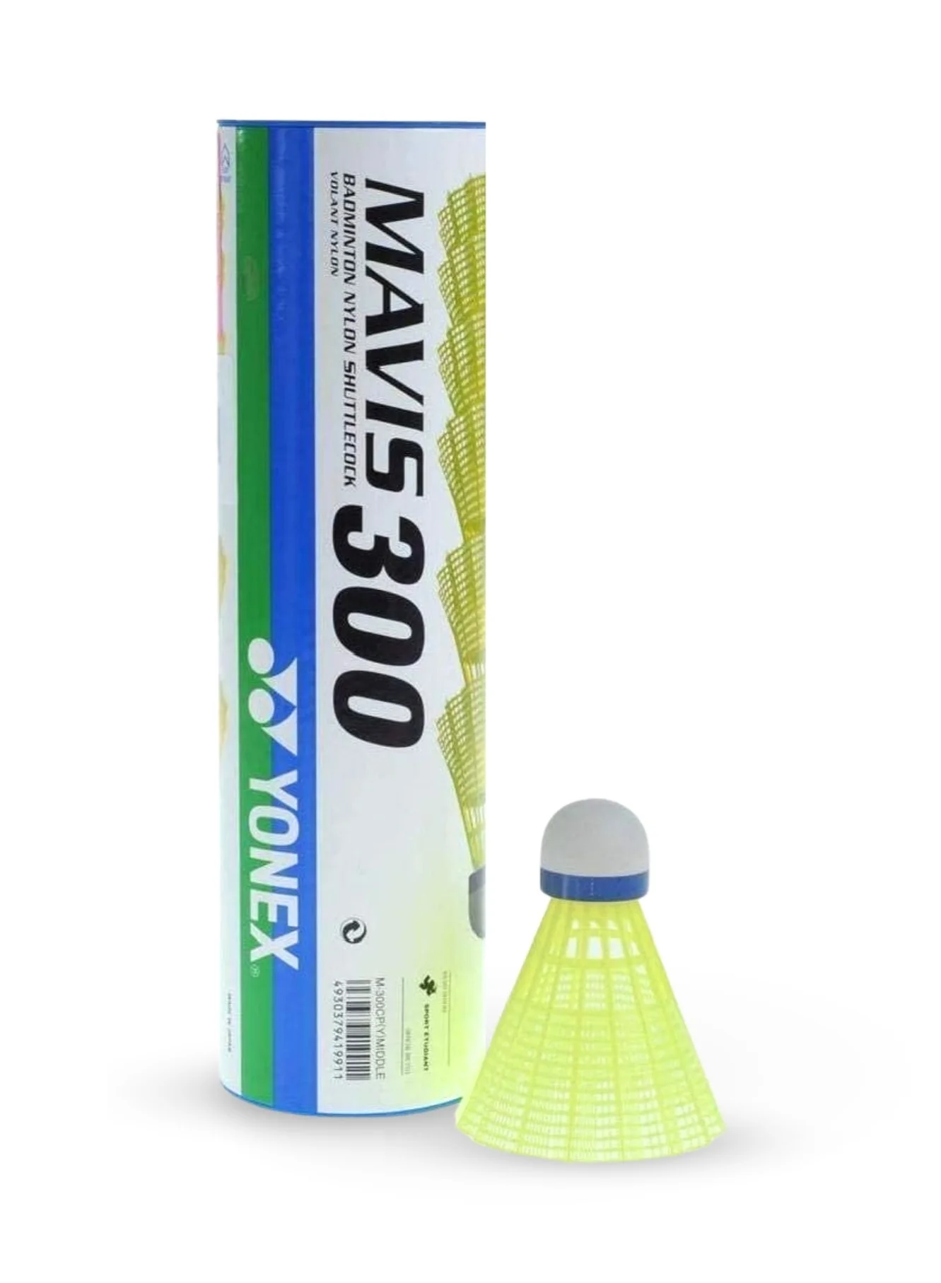 Premium Nylon Badminton Shuttlecock Durable Training Birdie (Yellow, 6 Pack) knql5
