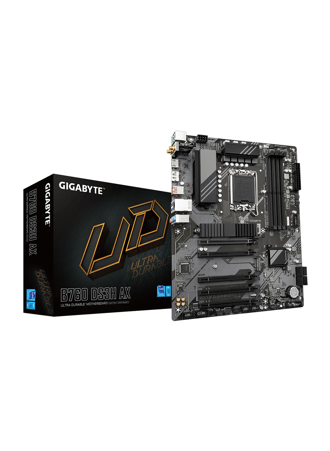 Premium B760 ATX Motherboard LGA 1700 Socket with DDR5 Support Wi-Fi 6E and USB Type-C for Desktop PC Building j2iy4