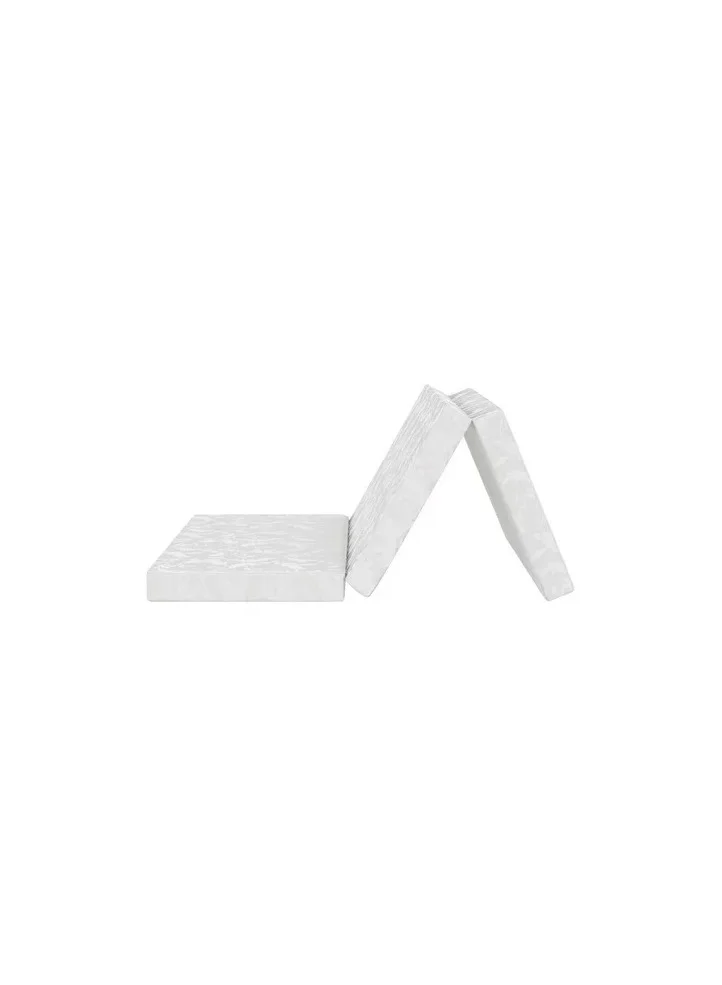 Premium Portable Guest Folding Mattress High-Density Foam Bed (White, 180 x 90 x 7 cm) q6s3h