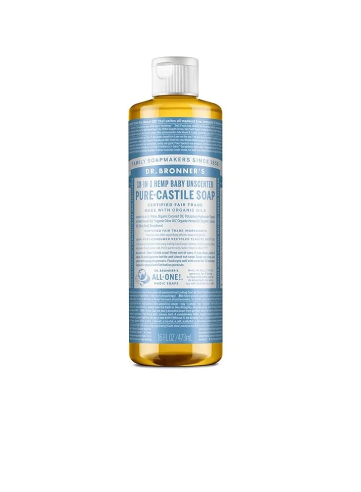 Dr. Bronner's Organic Baby Pure Castile Liquid Soap (Unscented, 475 mL) pgpf6