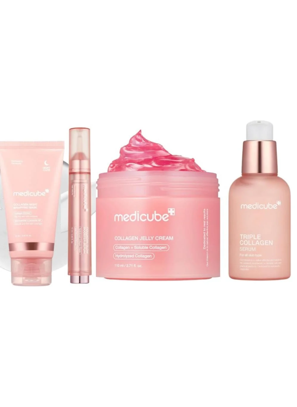 Premium Collagen Boosting Skincare Set for Mature Skin (3-Piece Set) o2qcq