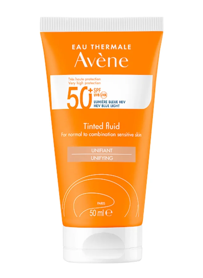Premium Tinted Sunscreen Fluid SPF 50+ High Protection for Combination Skin (50 mL) 3szzp