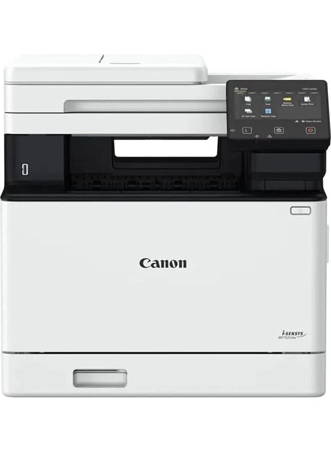 Premium 4-in-1 Multifunction Wireless Colour Laser Printer (White) - High-Speed Print, Copy, Scan, and Fax Capability h30x5