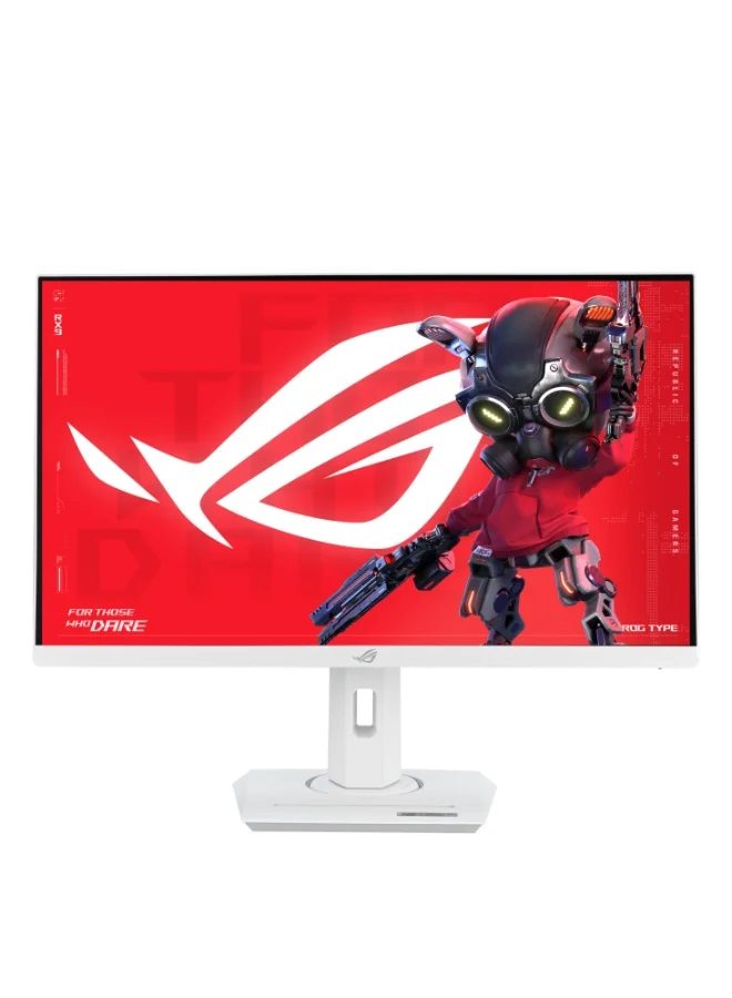 Premium 27-inch QHD Fast IPS Gaming Monitor 180Hz Refresh Rate 1ms Response Time Ergonomic Stand (White, 27-inch) lnehk