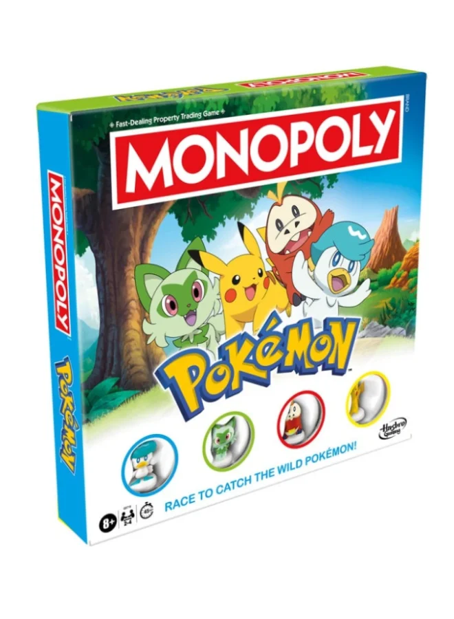 Monopoly Pok¨¦mon Edition Board Game Premium Strategy Family Activity Set (1 Pack) 90uq0