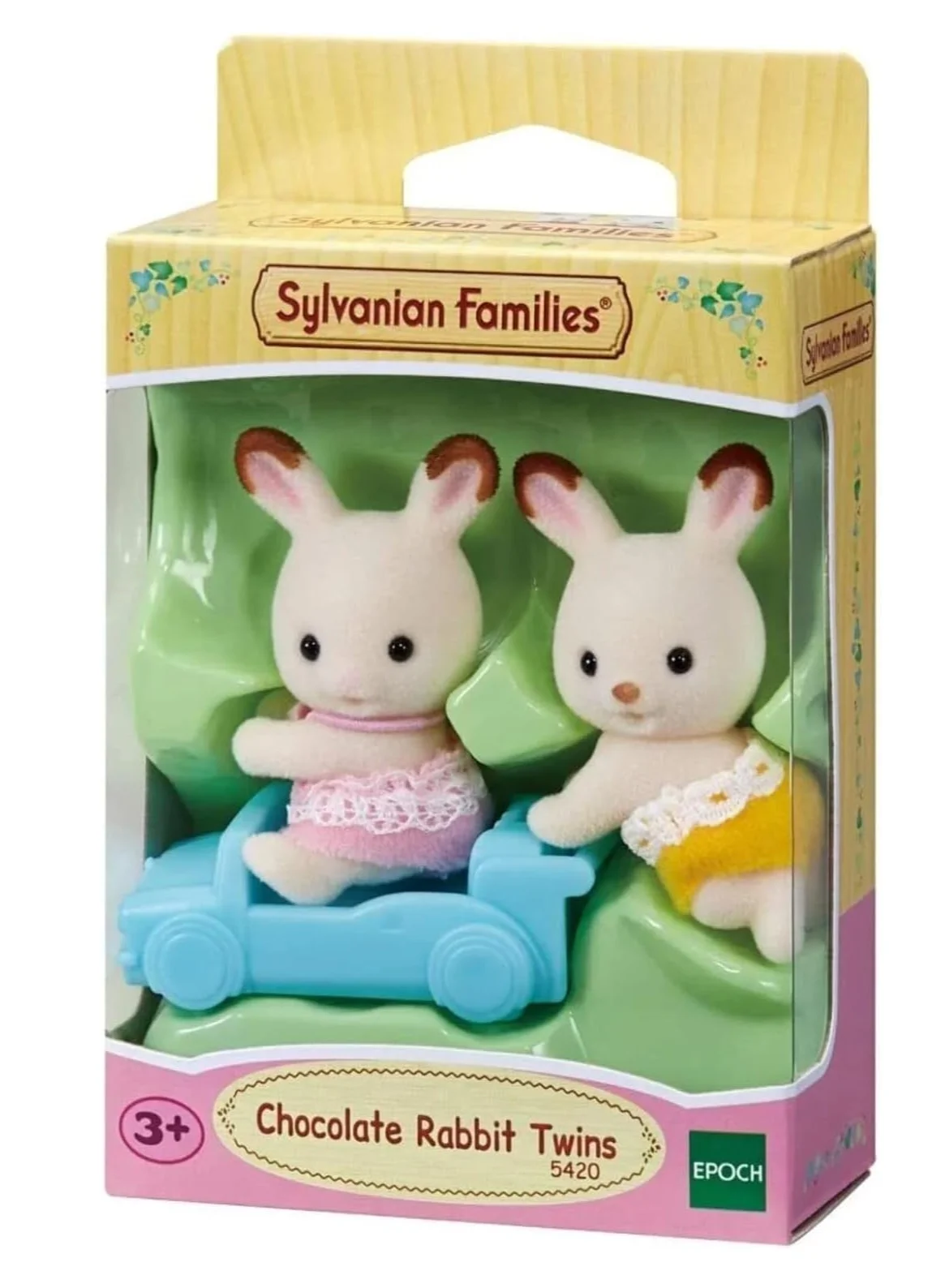 Forest Animal Collectible Twin Set with Ride-On Toy (Poseable Figures, 2-Piece Set) lfuud