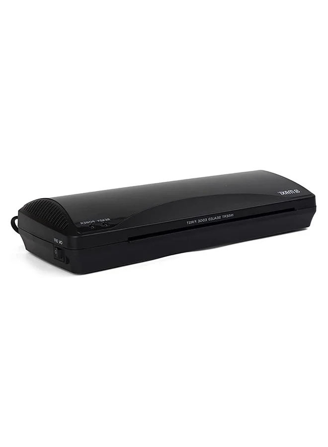 Maxi A4 Laminator Machine (Black, Compact Desktop Design) 1cozz