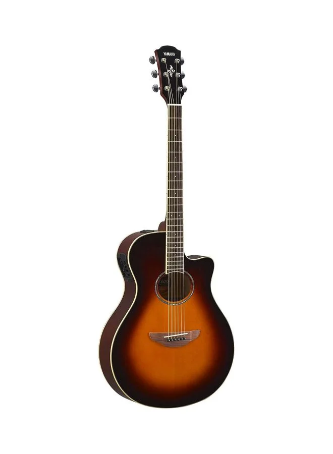 Premium Acoustic Guitar 6-String Wooden Instrument for Musicians (Natural Wood, Full Size) vmakq