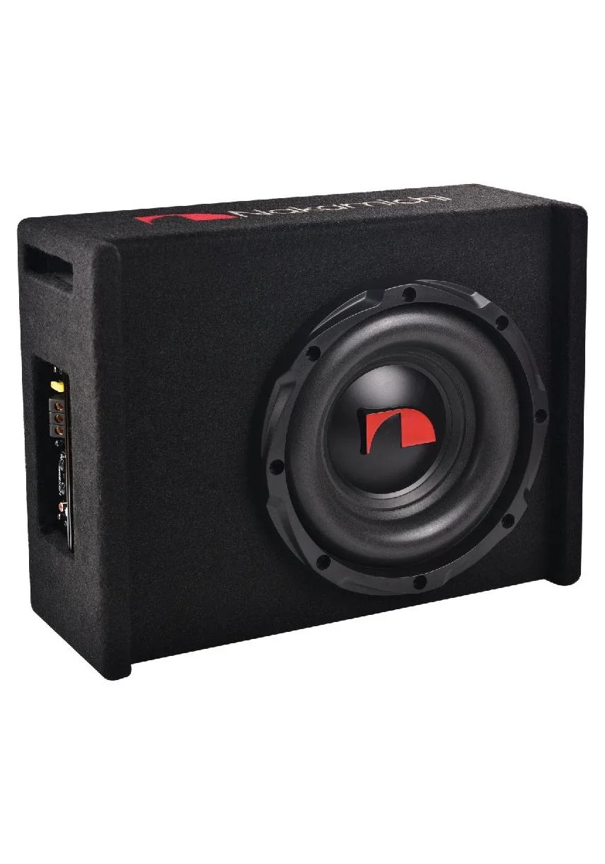 Premium Active Slim Car Audio Subwoofer 10-inch (150W Nominal 1000W Peak Power) Compact Bass Speaker System ong85
