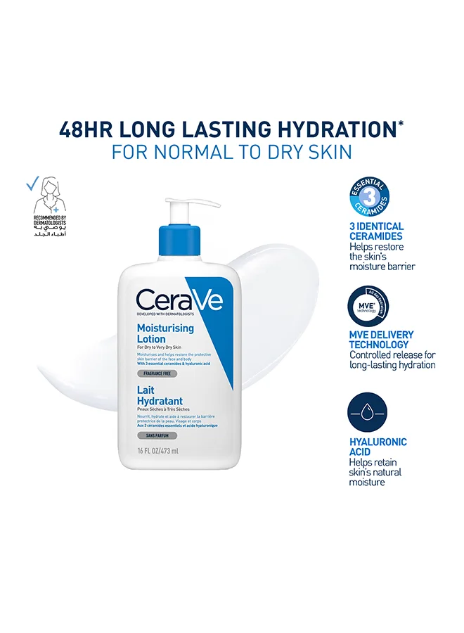 Premium Moisturizing Lotion With Hyaluronic Acid For Dry Skin (473 mL) 3agk6
