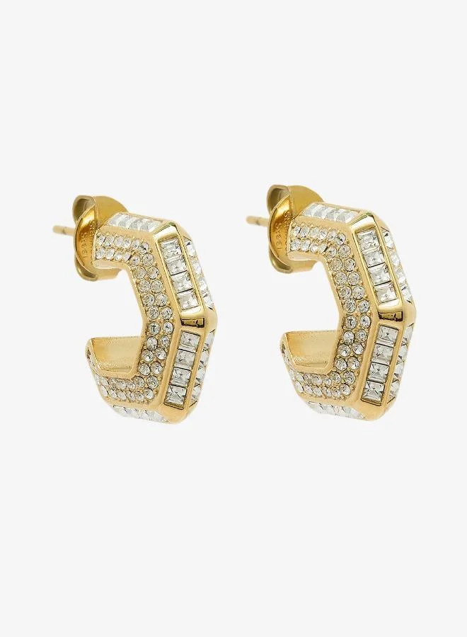 Premium Octagon Hoop Earrings Geometric Minimalist Jewelry (20 mm) zvr4i