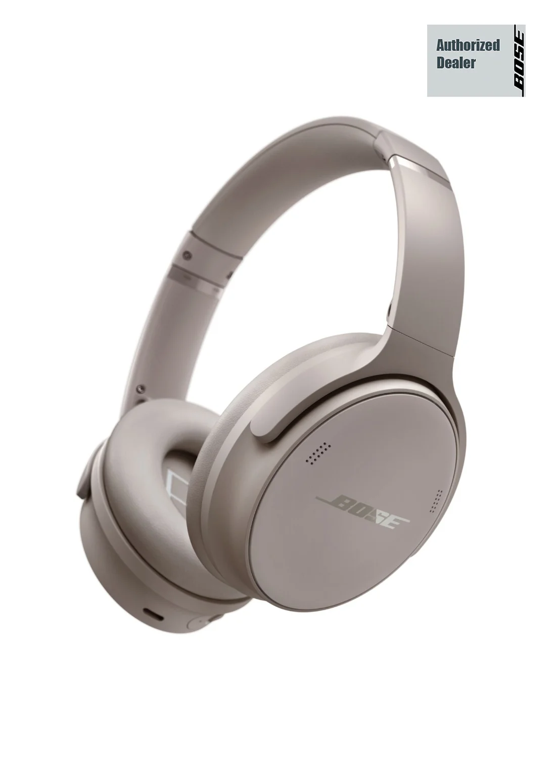 Premium Audio Wireless Noise Cancelling Over-Ear Headphones, Bluetooth Stereo Headset with Long-Lasting Battery (Sandstone) 2ib23
