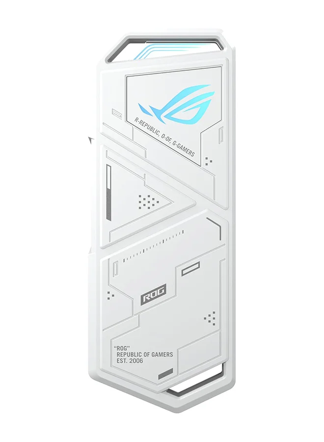 Premium M.2 NVMe SSD Enclosure USB 3.2 Gen 2 Adapter (10 Gbps) Tool-Free Aluminum Housing (White) 139s6