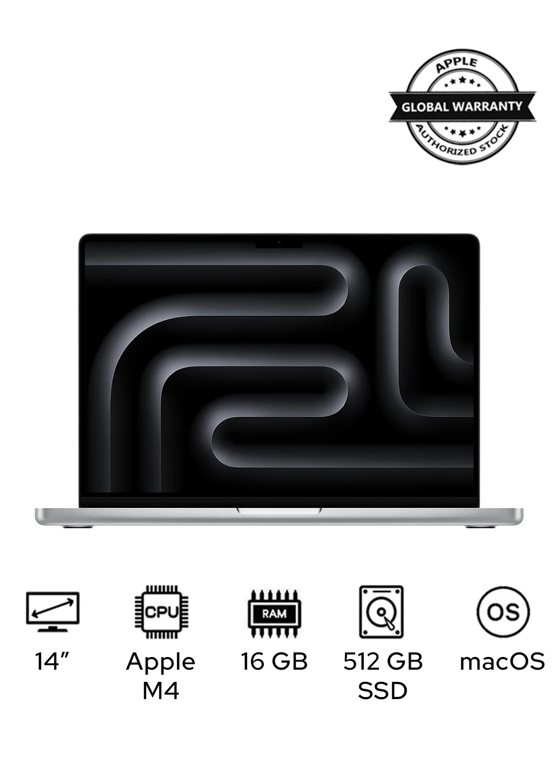 Premium Smart Laptop Pro 14.2 Inch Display 16GB RAM 512GB SSD High-Performance Professional Notebook (Silver, 14.2 Inch) yi879