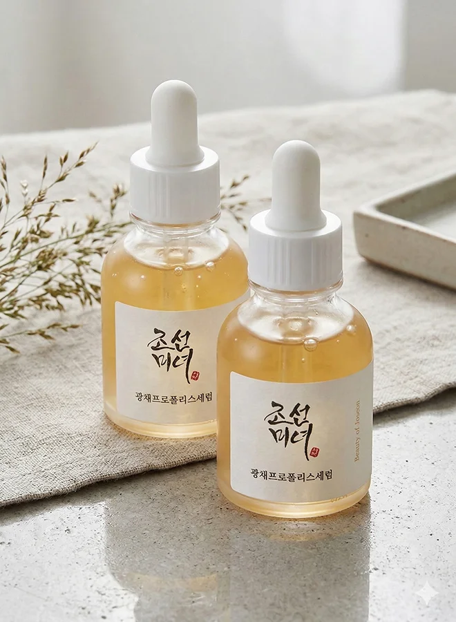 Propolis and Niacinamide Glow Facial Serum Hydrating and Soothing Skincare (Pack of 2, 60 mL) c2ij2