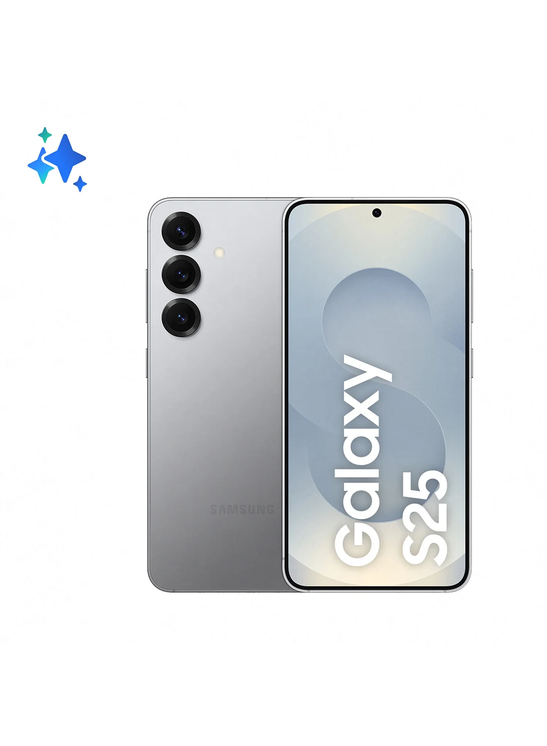 Ultra-HD S25 AI Smartphone 5G Dual SIM (Silver Shadow, 12GB RAM, 128GB Storage) 300m7