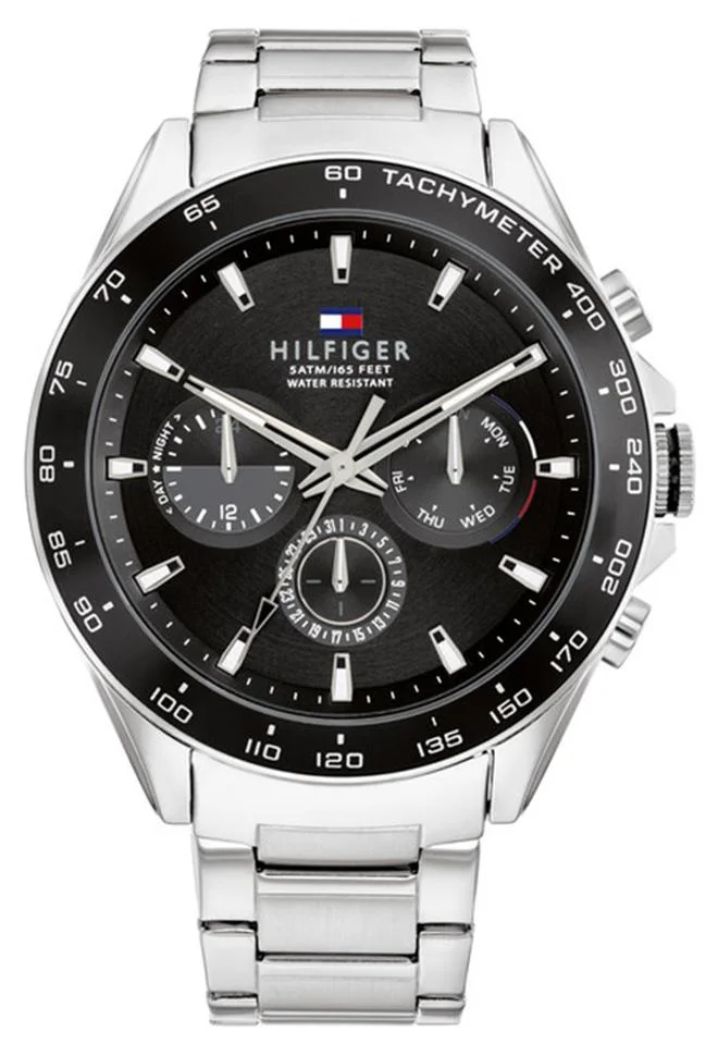 Premium Analog Round Stainless Steel Wrist Watch for Men (46mm) 90ot2