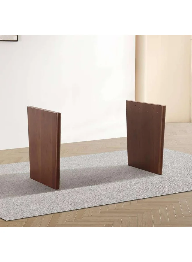 Pan Home Orion Modular Dining Table Leg Premium Walnut Finish (Single Piece) l8qbu