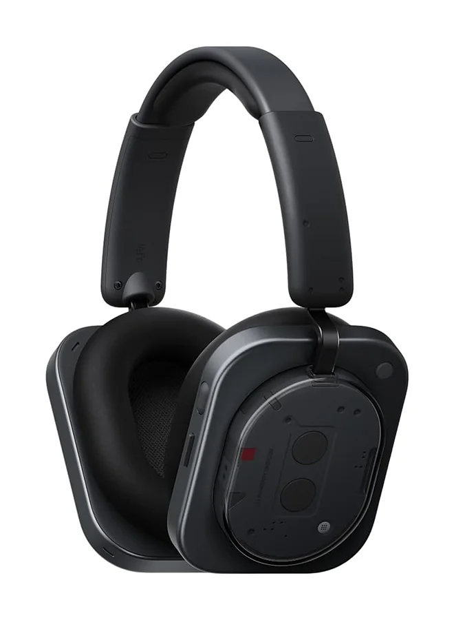 Premium Wireless Over-Ear Headphones with Active Noise Cancelling and Spatial Audio (Black) gric9