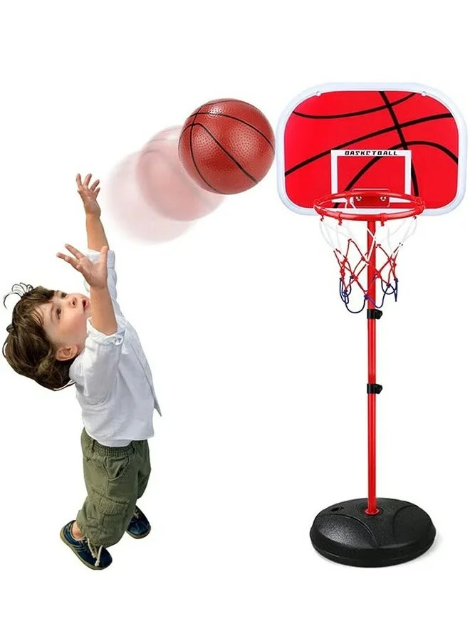 RollsTimi Adjustable Basketball Stand for Kids Indoor and Outdoor Sports Activity Set (150 cm) d215v