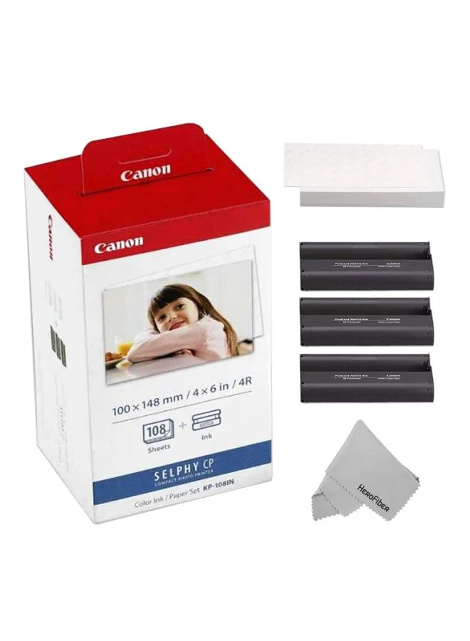 Premium Color Ink and Photo Paper Set (Black, 1 Pack) eeetq