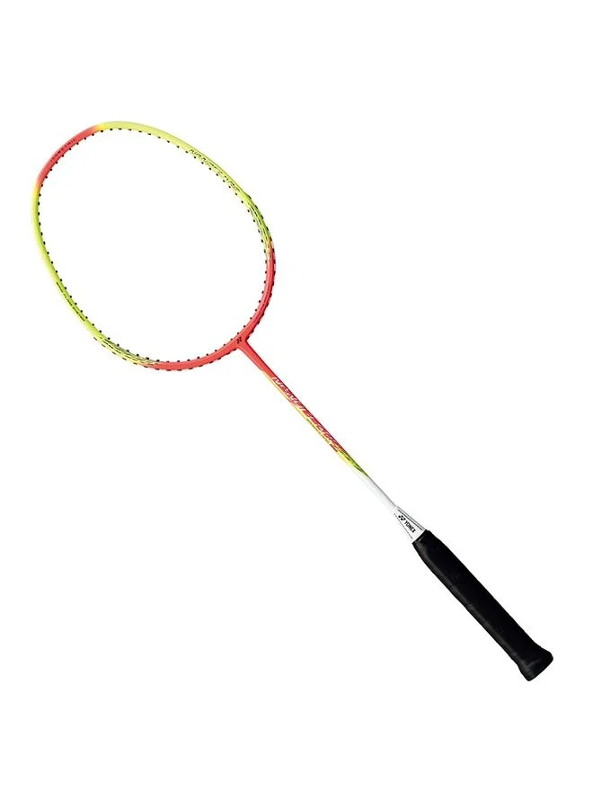 Professional Badminton Racket Lightweight Graphite Frame (Pink/Yellow, 3U G5) xryfl