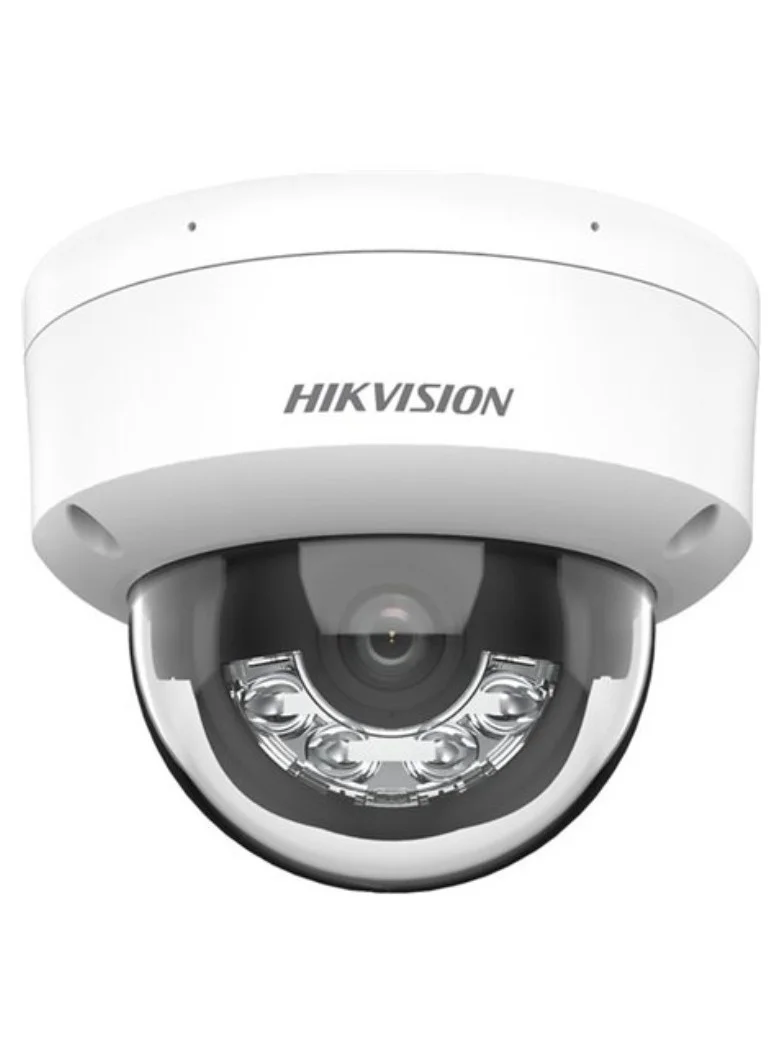 Premium 8MP 4K IP Dome Security Camera with Smart Hybrid Night Vision and Human Vehicle Detection (White, 2.8mm Lens) 3go23