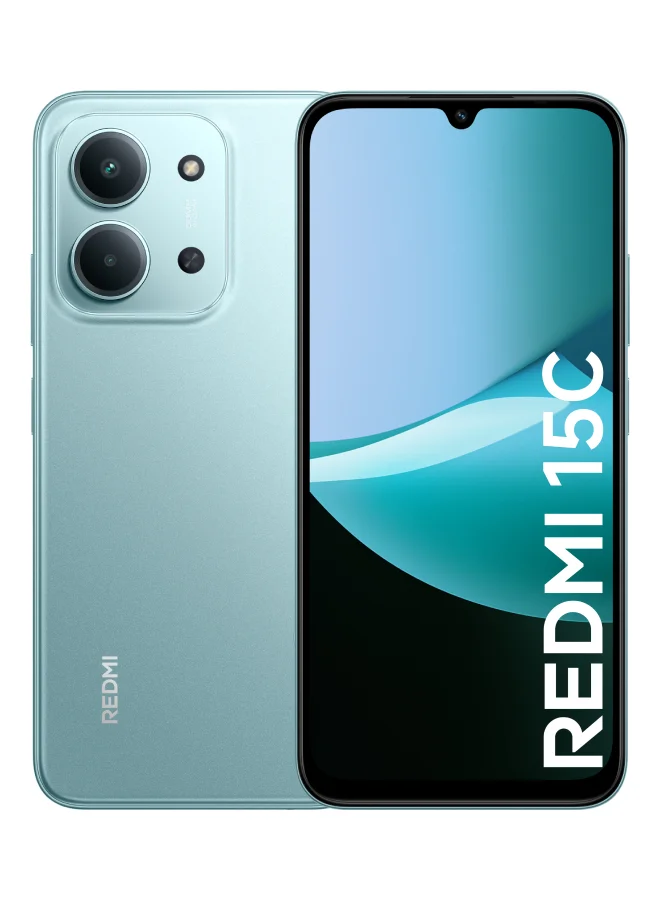 Smart 15C Smartphone Dual SIM 8GB RAM 256GB Storage 4G LTE (Mint Green, 6.9-inch Display) fnhcz