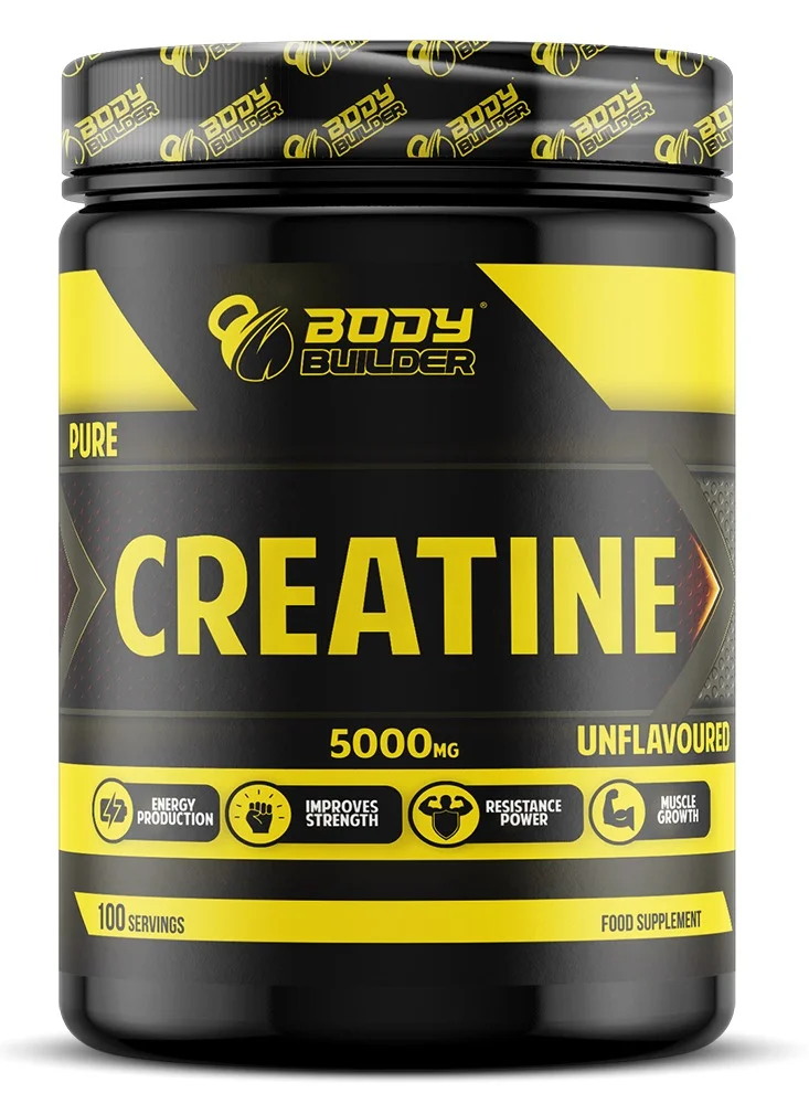 Body Builder Creatine Monohydrate Powder Premium High Purity Supplement (Unflavored, 500g) b9apl