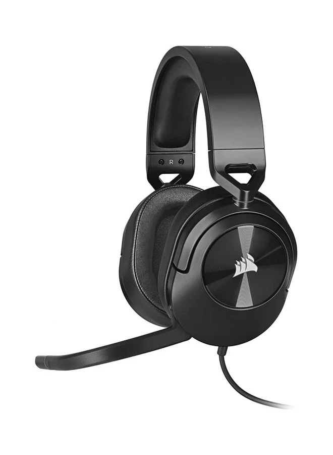 Premium Wired Surround Sound Gaming Headset with Noise-Canceling Microphone (Black, Over-Ear) eati7