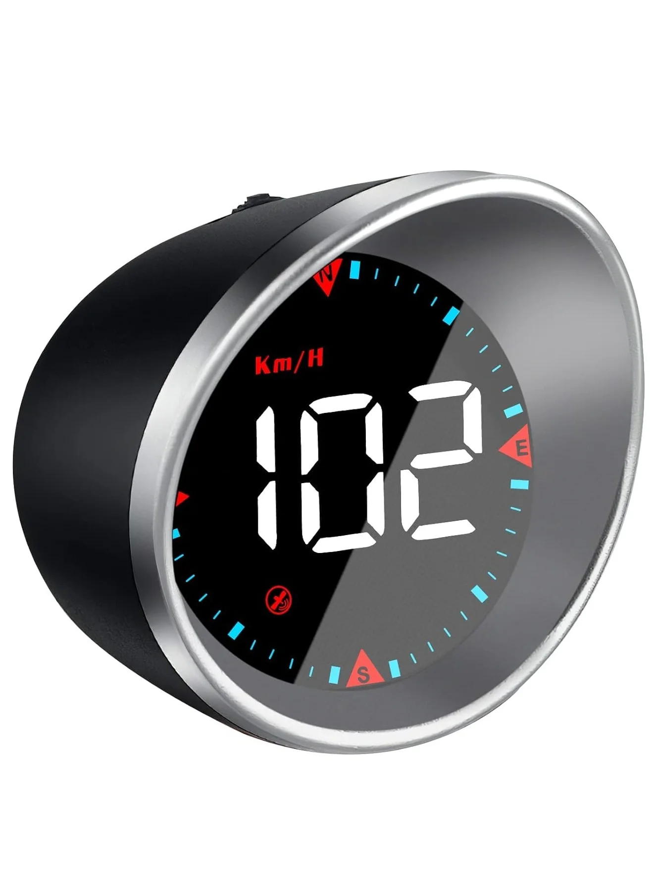 SHEZA STAR Car HUD Head Up Display Digital GPS Speedometer with OverSpeed Alarm and Navigation Compass (2.4-inch LCD Screen) xbnzt