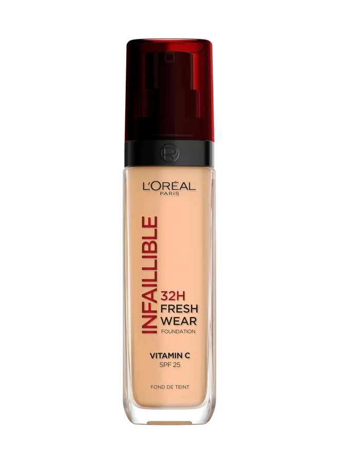 L'Oreal Paris Infaillible Fresh Wear Foundation Long-Lasting Liquid Makeup (200 Warm, 30 mL) t0x19