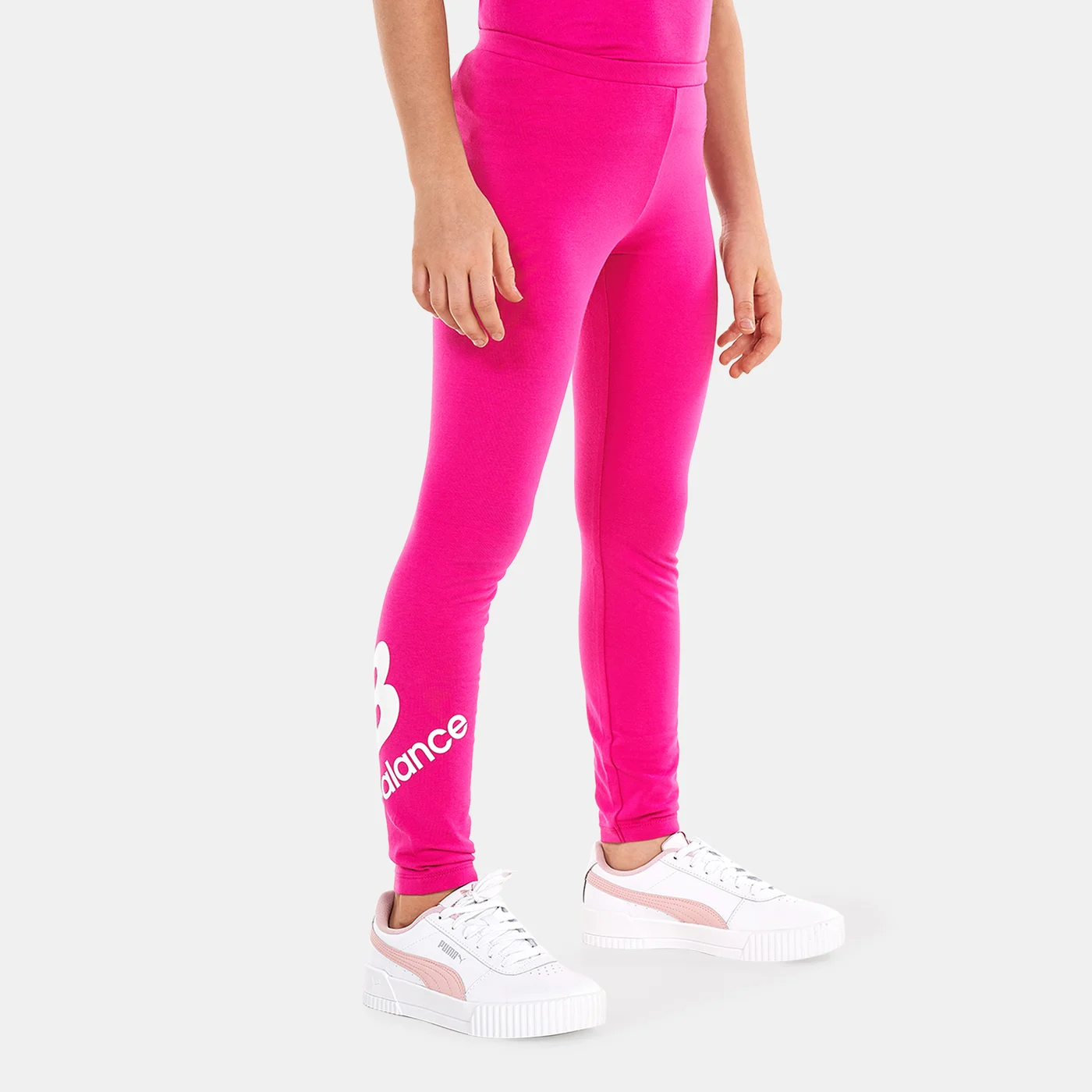 Premium Kids Essentials Leggings Comfortable Stretchy Athletic Tights for Daily Wear (Black, 120 cm) 0d6s1