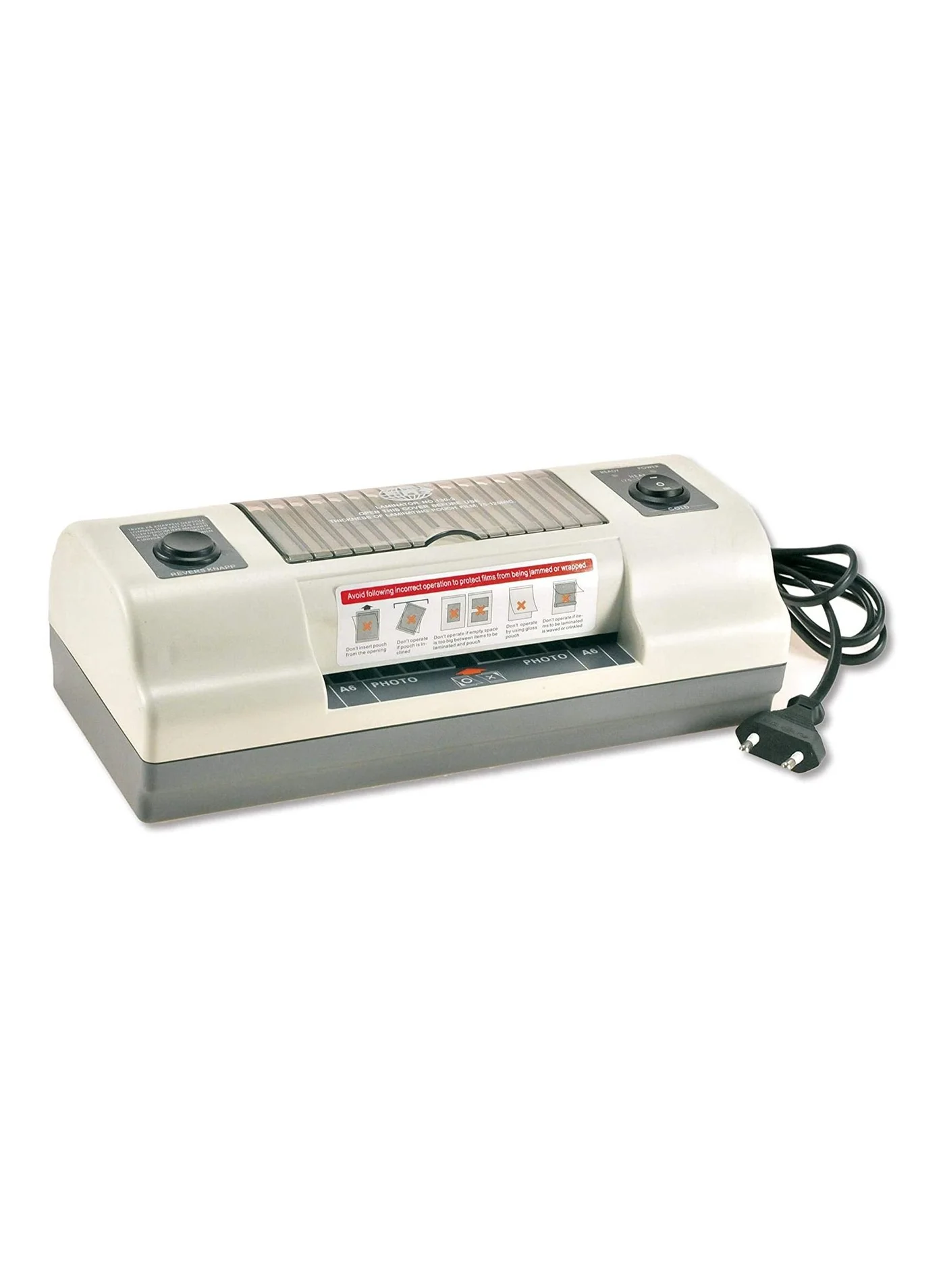 FIS A6 Thermal Lamination Machine Compact Desktop Laminator for Documents and Photos (148 x 105 mm) 3s3ye