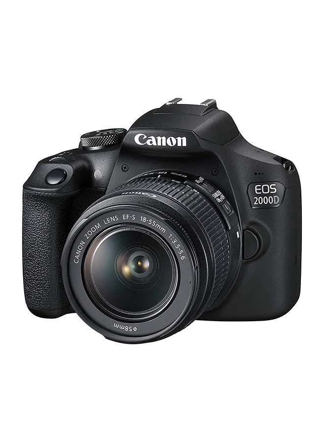Premium Digital SLR Camera with 18-55mm Lens 24.1MP High-Resolution Professional Photography Kit (Black, 18-55mm) skvzo