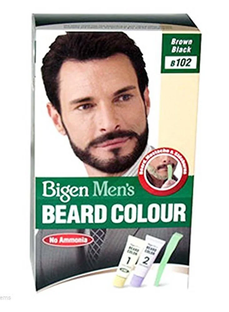 Bigen Beard Color Cream Natural Brown (40g) - Premium Long-Lasting Facial Hair Dye for Men pz2ha