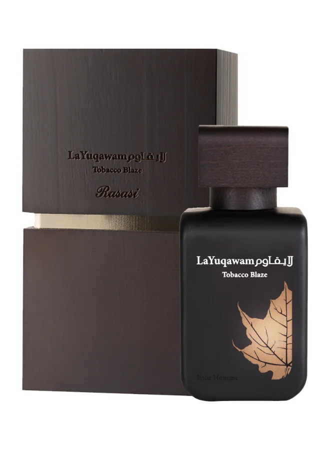 Rasasi La Yuqawam Tobacco Blaze Eau De Parfum for Men (Premium Woody Fragrance, 75 mL) q2nhd
