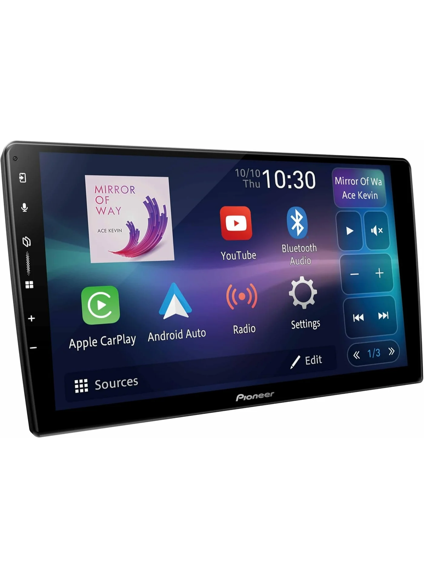 9-Inch Premium In-Dash AV Receiver with Wireless Smart Connectivity and Smartphone Mirroring (9 Inch) 9ij3b